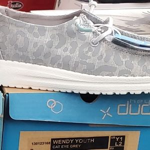 Hey Dude Wendy Youth Cat Eye Grey 